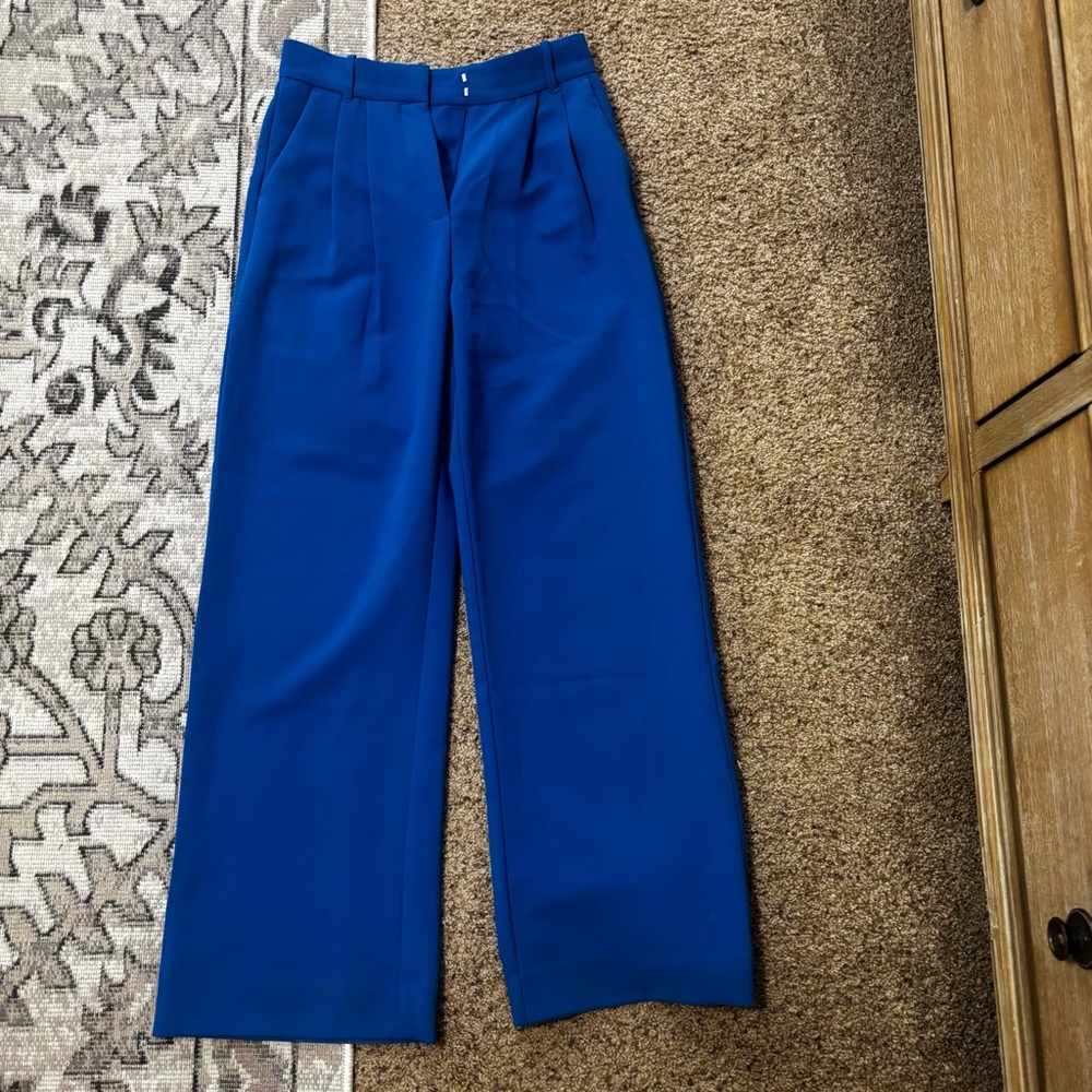 Abercrombie & Fitch Vibrant Blue Women's Trousers